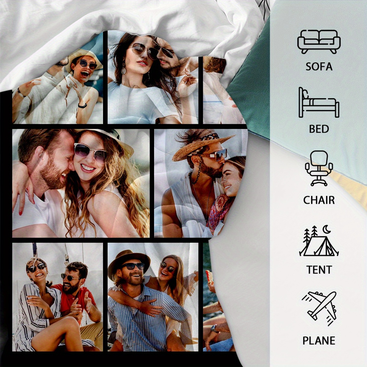 Custom Blanket with Photos